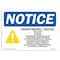 Signmission Sign, 7" H, 10" W, Rigid Plastic, NOTICE Private Property Keep Out No Solicitors Sign, Landscape OS-NS-P-710-L-16417 - alternate 1